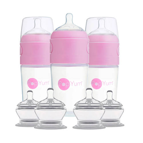 PopYum Baby Bottle - 3pcs 9oz Bottle